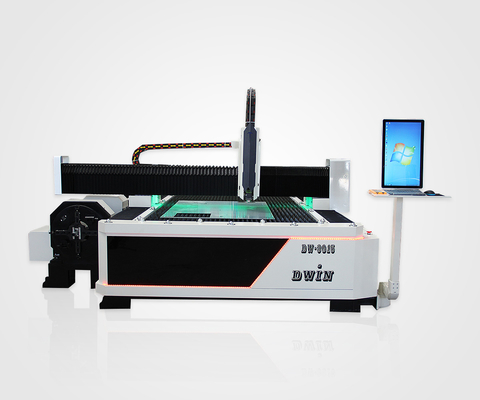 CNC Lasersnijmachine voor dubbel gebruik voor het AluminiumKoolstofstaal van het Metaalblad